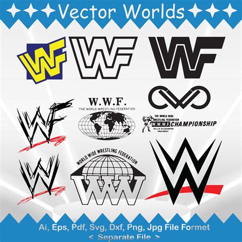 WWE Logo SVG Vector Design MasterBundles