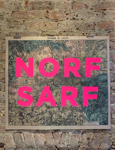 Norf Sarf 2020 Fluoro Pink By Dave Buonaguidi Nelly Duff