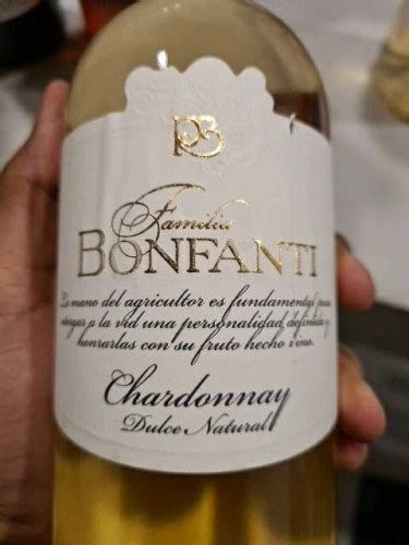 Bonfanti Chardonnay Dulce Natural Vivino Australia