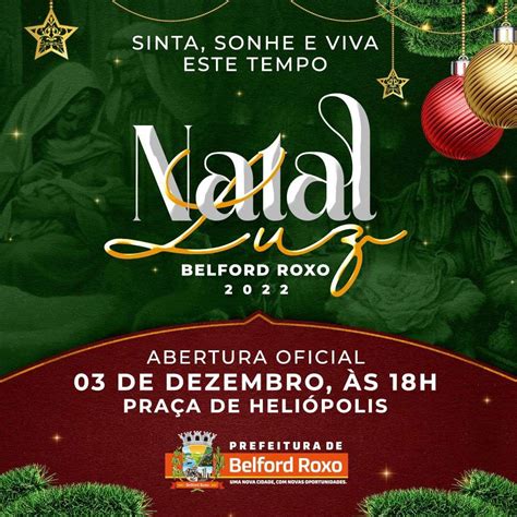 NATAL LUZ TRANSFORMOU BELFORD ROXO EM CIDADE TURÍSTICA E TERÁ