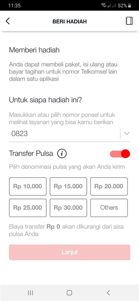 transfer pulsa telkomsel melalui sms ussd  aplikasi