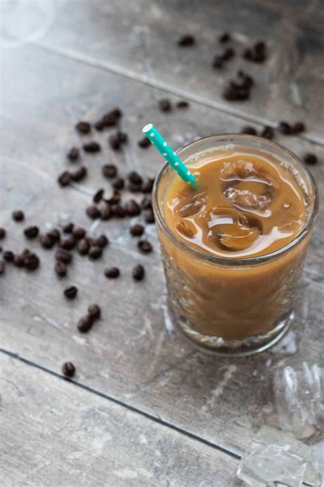 Vanilla Iced Coffee - always use butter