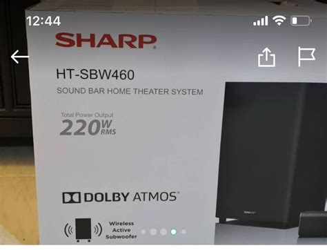 Sharp Sound bar, Audio, Soundbars, Speakers & Amplifiers on Carousell