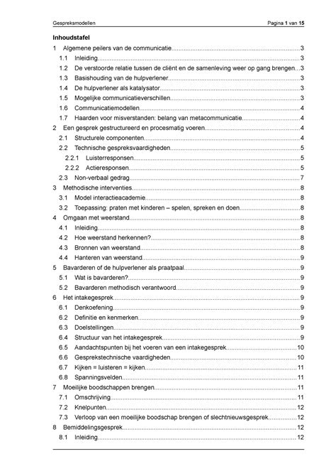 GM Samenvatting Notities Van De Les Gespreksmodellen Pagina 1 Van