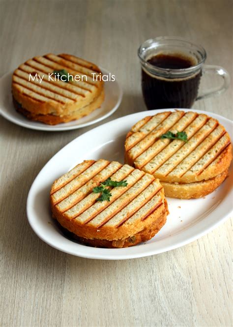 Corn Capsicum Sandwich My Kitchen Trials