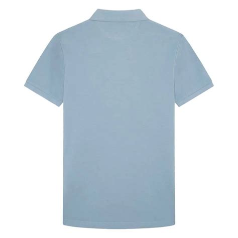 Hackett Logo Slim Fit Short Sleeve Polo Blue Dressinn