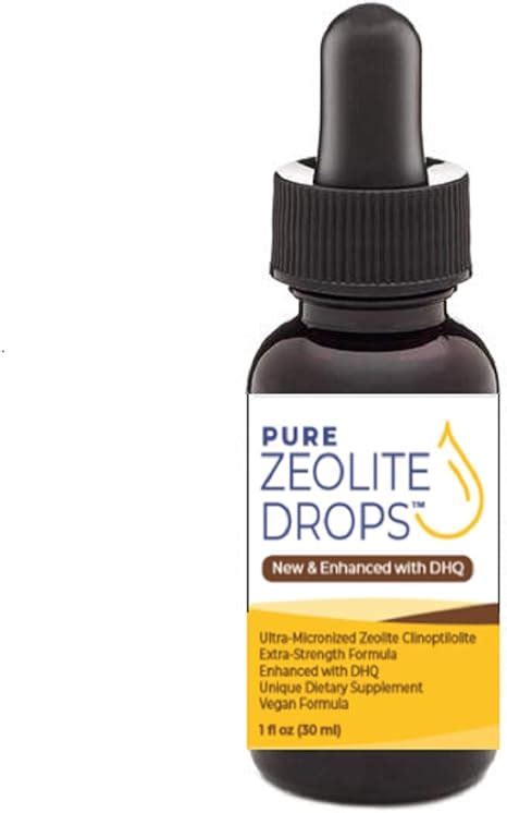 Pure Zeolite Drops 1 Oz Bottle Fulvic And Humic Acid Immune Gut Support Easy To Take