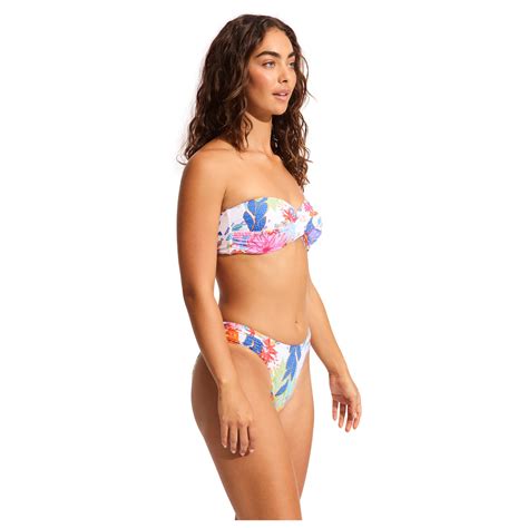 Seafolly Under The Sea Twist Bandeau Bikini Top Damen Online Kaufen Bergfreunde De