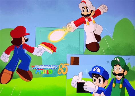 (SMG4) Mario vs (SMBSS) Mario by MaverickMario85 on DeviantArt