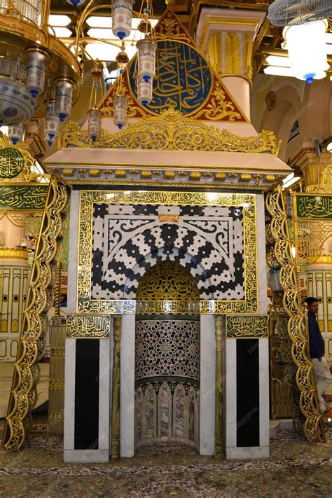 premium photo prophet mohammed mosque  al masjid  nabawi