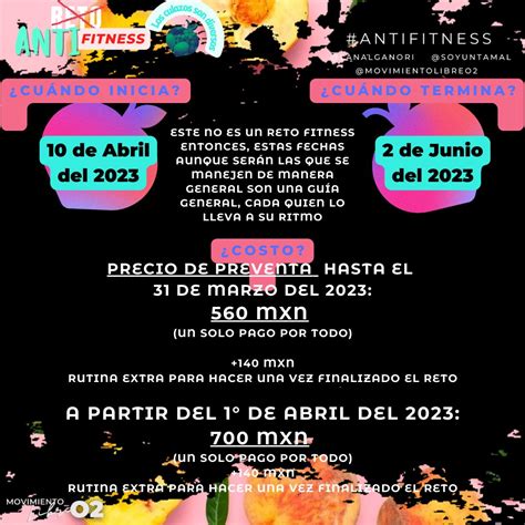 La Entrenadora Jipi Antifitness On Twitter Aqu La Info