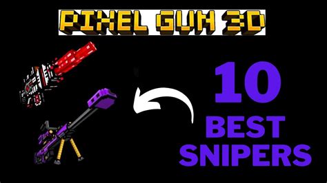 The 10 Best SNIPERS For 3 Cat Spam In Pixel Gun 3d PC Gamplay YouTube