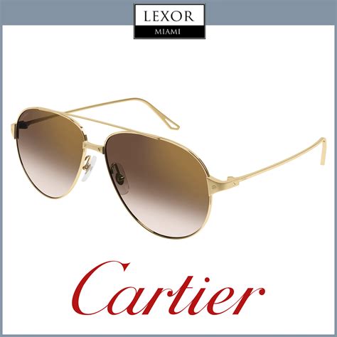 Cartier Sunglasses Ct0298s 002 57 Metal Woman Upc 843023155254 Lexor Miami