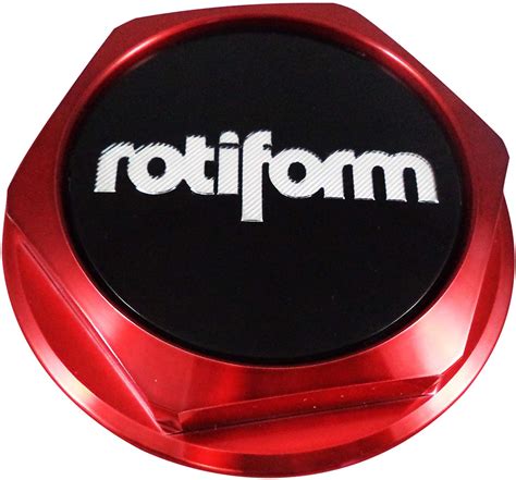 Rotiform Threaded Red Rse Cap W No Logo