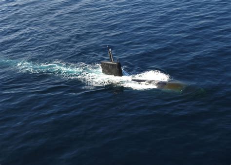 DVIDS - Images - USS Miami submarine surfaces for exercise [Image 1 of 4]