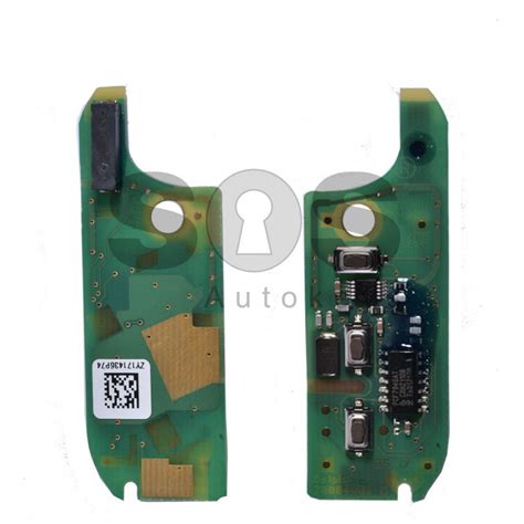 OEM Flip Key For Fiat Ducato Doblo Buttons 3 Frequency 434MHz