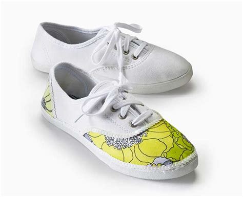 Fabric Covered Sneakers With A Floral Pattern Crafted With Surfaces