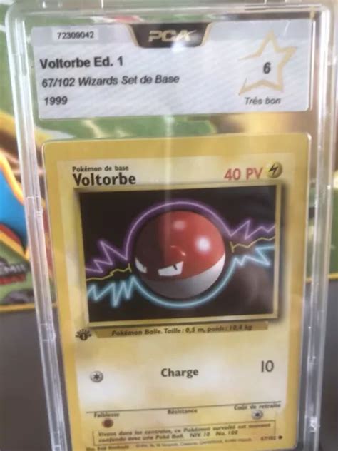 Carte Pok Mon Voltorbe Edition Set De Base Pca Psa