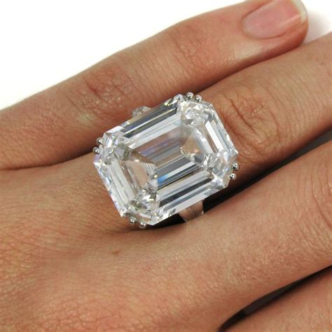 5 Carat Emerald Cut Diamond Ring Engagement Rings