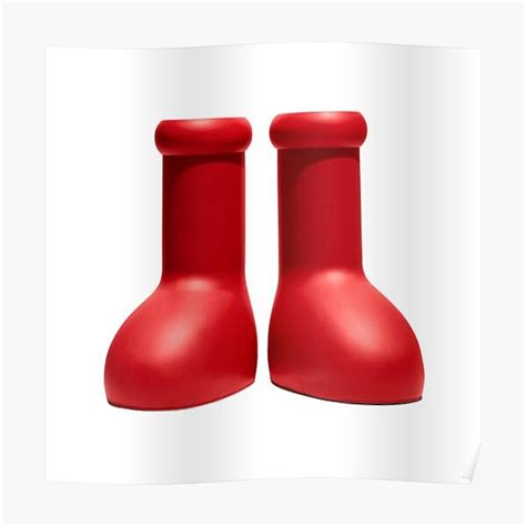 Mschf Big Red Boots Premium Matte Vertical Poster Sold By Cristy Plasma