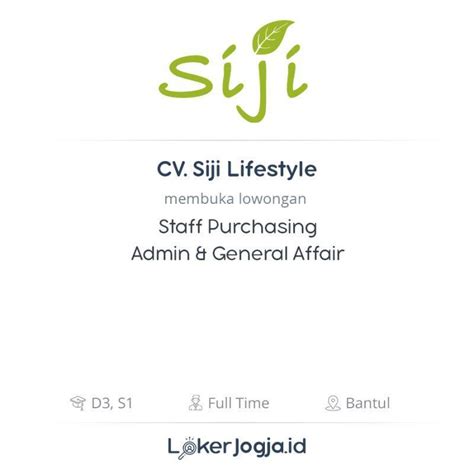 15 Contoh Cv General Affair Paling Update Galeri Jobseeker