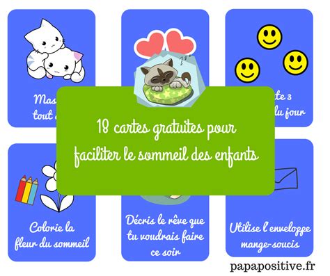 18 Cartes Gratuites Pour Faciliter Le Sommeil Des Enfants