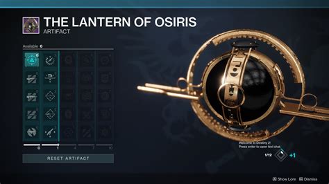 How To Get The Lantern Of Osiris Artifact In Destiny 2 Season Of Dawn