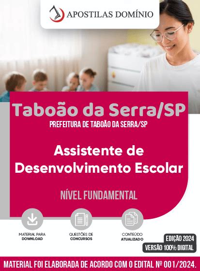 Apostila Prefeitura de Taboão da Serra SP 2024