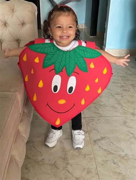 How To Make Strawberry Fruit Fancy Dress Costume For Kids Artofit