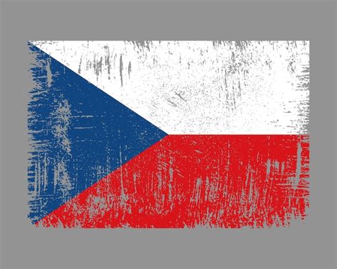 Premium Vector Czech Republic Flag Vector