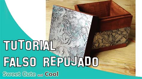 Falso Repujado Con Papel De Aluminio Tutorial Manualidades