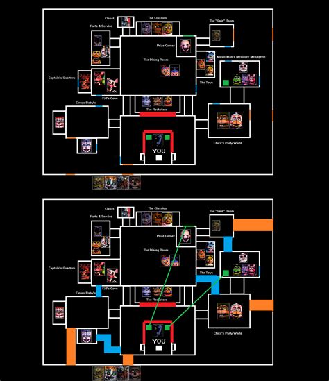 F Naf Fan Made Map Layout