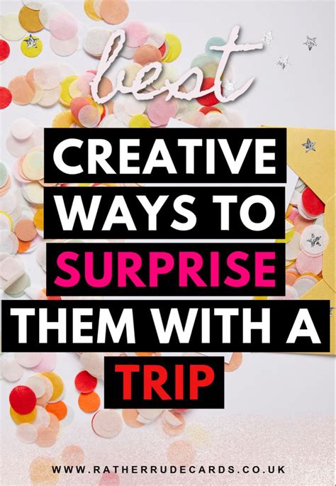 DIY Creative Surprise Trip Reveal Ideas And How To Give Trip Tickets In