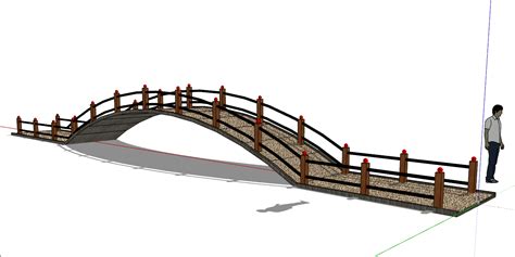 现代拱桥su模型设计桥梁土木在线