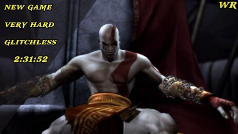 Recorde Mundial Wr God Of War Ghost Of Sparta Speedrun Very Hard