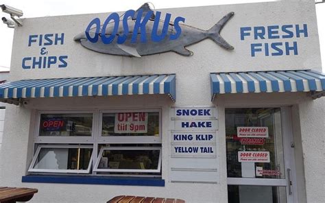 ooskus fisheries gordons bay menu prices restaurant reviews