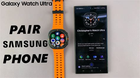 How To Pair Samsung Galaxy Watch Ultra To Samsung Phone Youtube