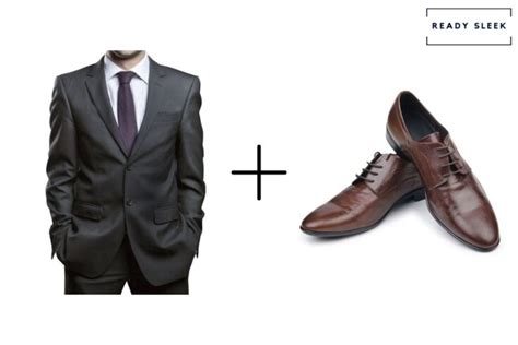 What Color Shoes Go With A Charcoal Suit With Pics Ready Sleek