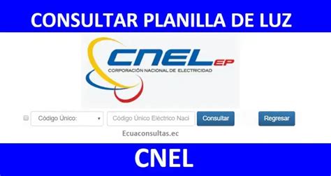 Consultar Planilla De Luz Ecuador Cnel Ep Elyex