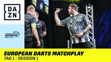 Der Auftakt In Trier European Darts Matchplay Tag 1 Session 1