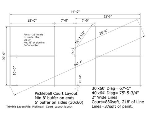 official pickleball dimensions  jessica nicosia blog
