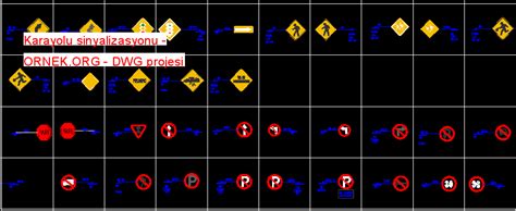 Karayolu Sinyalizasyonu Dwg Projesi Autocad Projeler