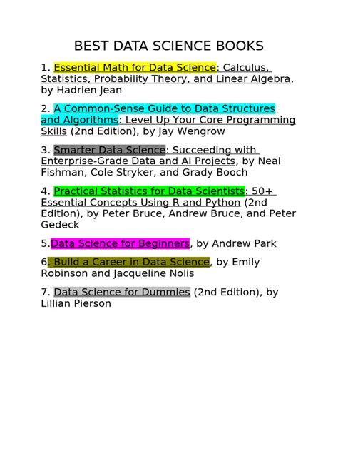 Pdf For Data Science Best