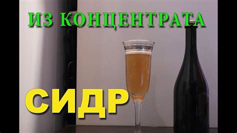 Сидр. Вино из концентрата яблочного сока - YouTube