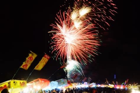 愛媛県東温市の「観月祭」の花火大会（その2） マーブログ