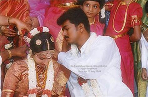 kata meeta photos: Vijay (Tamil Actor) Marriage Photos