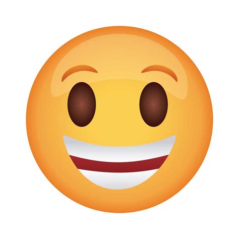 Emoji Cara Riendo Icono De Estilo Plano Cl Sico Vector En Vecteezy