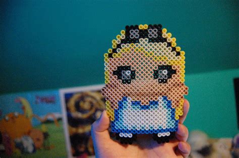 Chibi Alice Perler By Ayylienn On Deviantart Perler Bead Patterns