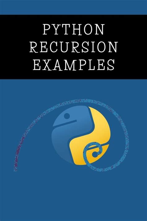 5 Python Recursion Exercises And Examples Pythonista Planet