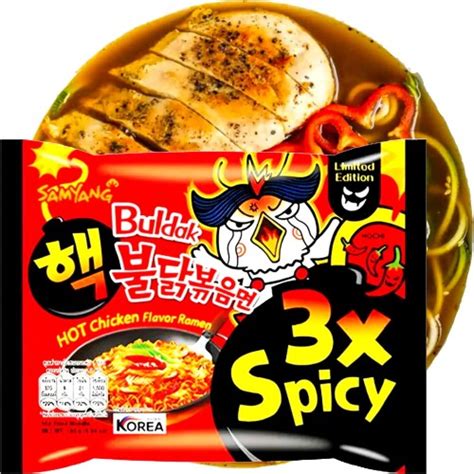 Korea Ski B Yskawiczny Makaron Instant Ramen X Spicy Hot Kurczak G